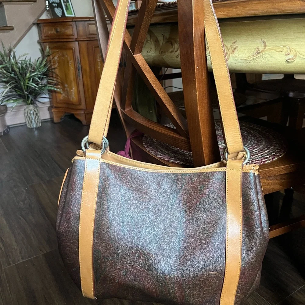 Etro Brown and Tan Women's Bag - Picture 9 of 12
